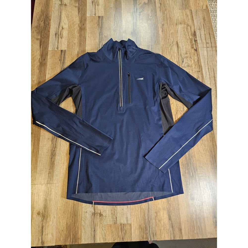 Altra Performance Half Zip Running Jacket Men's Size M Navy